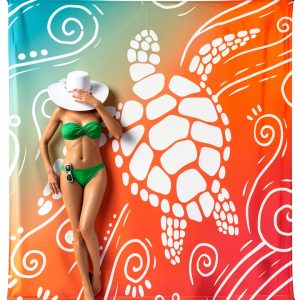 WEKAPO Beach Blanket Sandproof Lightweight Microfiber-0
