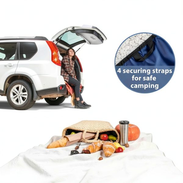 Tirrinia Camping Blanket Waterproof Sherpa Lined Outdoor-6