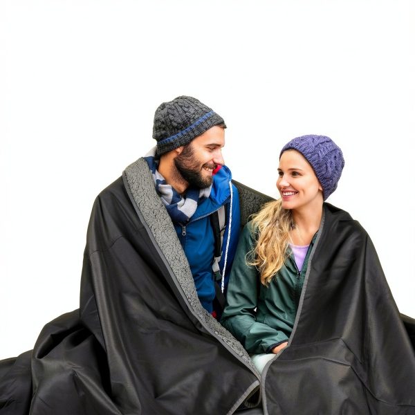 Tirrinia Waterproof Camping Blanket Fleece Sherpa Outdoor-7