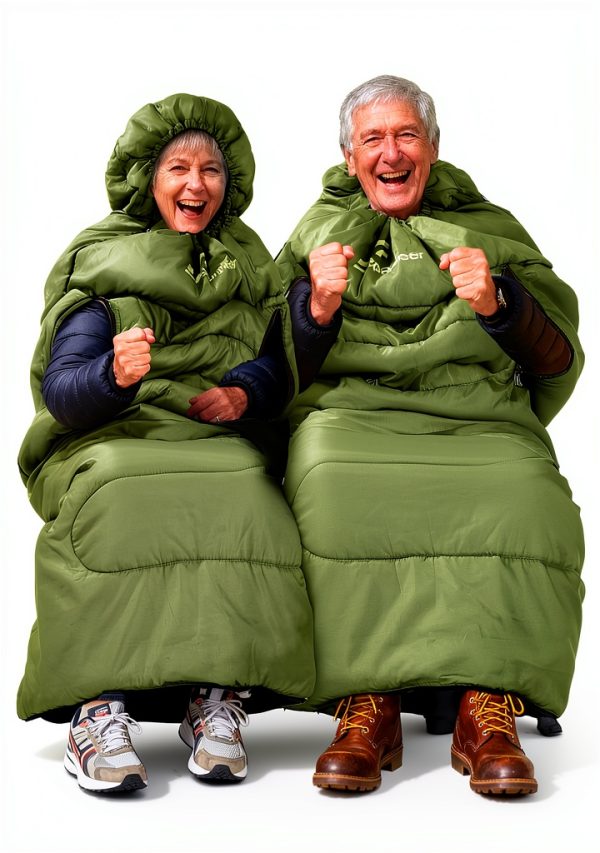 Sportneer Sleeping Bag Wearable Design All Seasons Camping-1