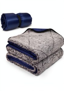 Tirrinia Camping Blanket Waterproof Sherpa Lined Outdoor-0