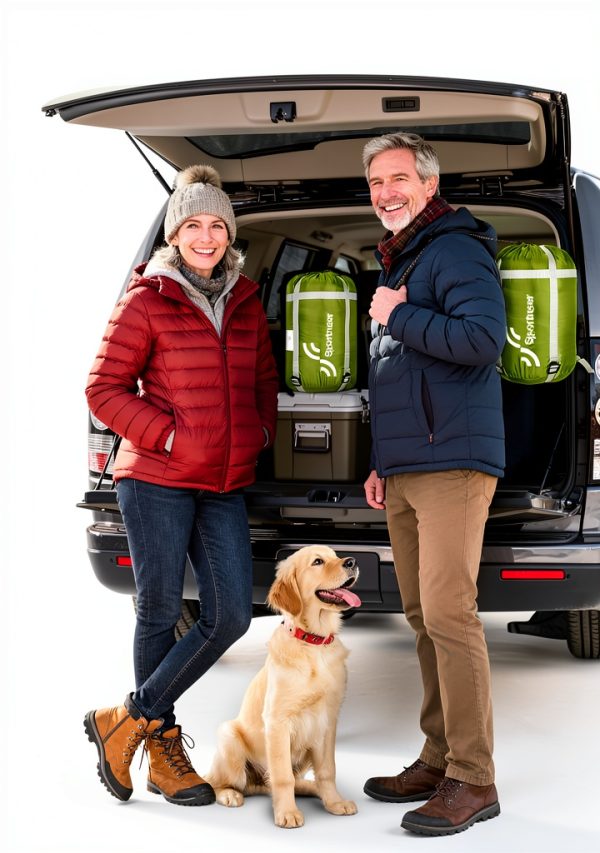 Sportneer Sleeping Bag Wearable Design All Seasons Camping-7