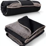 Tirrinia Waterproof Camping Blanket Fleece Sherpa Outdoor-0