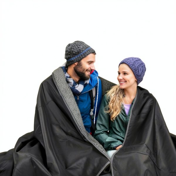 Tirrinia Waterproof Camping Blanket Fleece Sherpa Outdoor-7