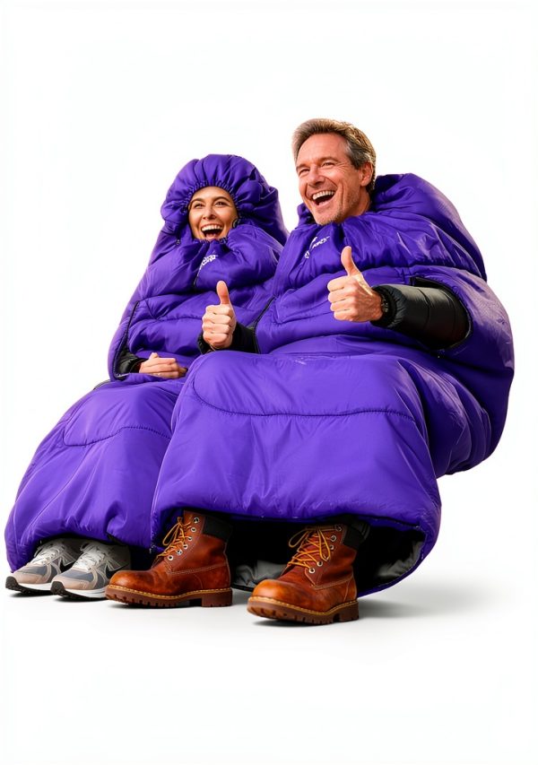 Sportneer Sleeping Bag Wearable Design 32-65℉ All Seasons-3