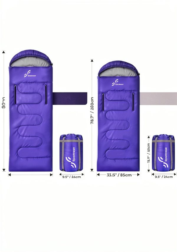 Sportneer Sleeping Bag Wearable Design 32-65℉ All Seasons-5