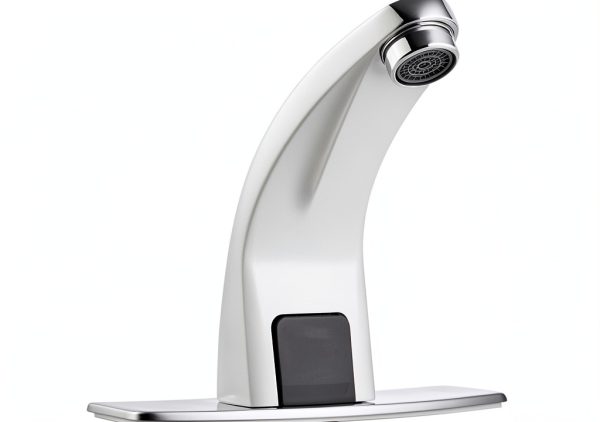 Electronic Touchless Bathroom Sink Faucet Haofy Deck Mount Sensor Tap-7