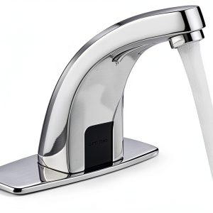 Touchless Faucet POMU Deck Mount Brass Sensor Bathroom Sink Chrome-0
