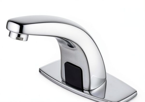 Dual Powered Automatic Sensor Faucet Farnavi Touchless Sink Chrome-0