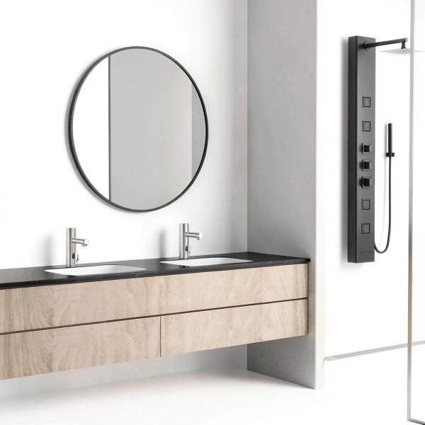 Touchless Bathroom Faucet Achelous Chrome Mount Temperature Control-5