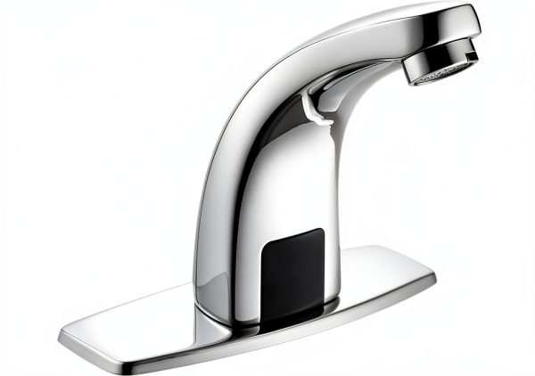 Single Hole Touchless Bathroom Sink Faucet Awlstar Chrome T0228-0
