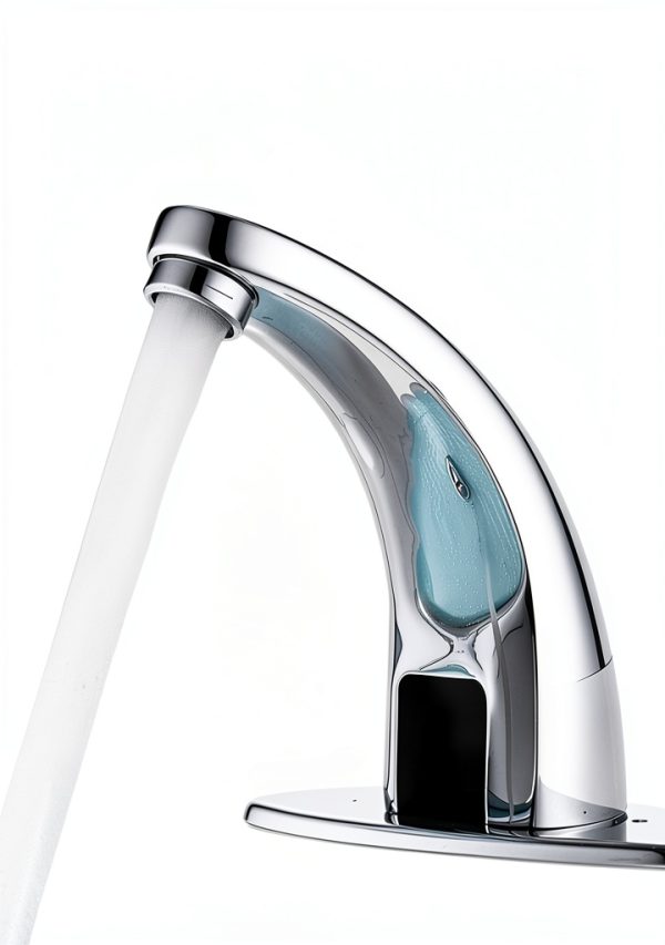 Touchless Bathroom Faucets Motion Sensor Faucet Commercial Infrared DELCO Automatic Faucets Automatic Restroom Faucet Hands-Free Toilet Commercial Faucet 1 or 3 Hole-4
