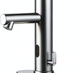 Touchless Bathroom Faucet Achelous Chrome Mount Temperature Control-0
