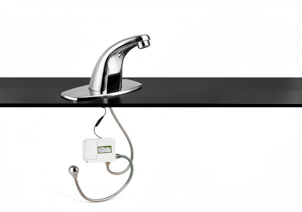 Touchless Bathroom Faucets Motion Sensor Faucet Commercial Infrared DELCO Automatic Faucets Automatic Restroom Faucet Hands-Free Toilet Commercial Faucet 1 or 3 Hole-3